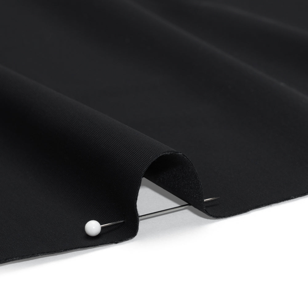 100% Recycled Stretch Nylon Swimwear Tricot, UV Protective - Nero - Mykonos Collection 100% Recycled Stretch Nylon Swimwear Tricot, UV Protective - Nero - Mykonos Collection