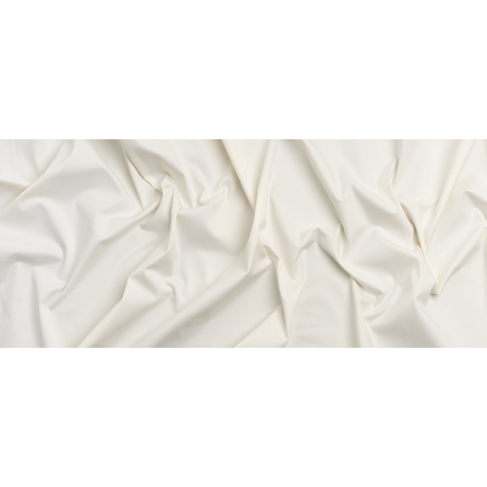 Stretch Cotton and Tencel Twill - Off White - Deadstock Stretch Cotton and Tencel Twill - Off White - Deadstock