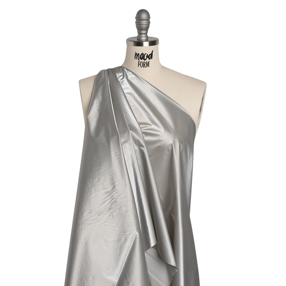 Faux Tyvek - Metallic Silver - Greta Collection Faux Tyvek - Metallic Silver - Greta Collection