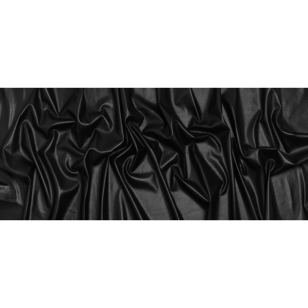 Buttery Faux Leather with Brushed Suede-like Backing - Black - Veronica Collection Buttery Faux Leather with Brushed Suede-like Backing - Black - Veronica Collection