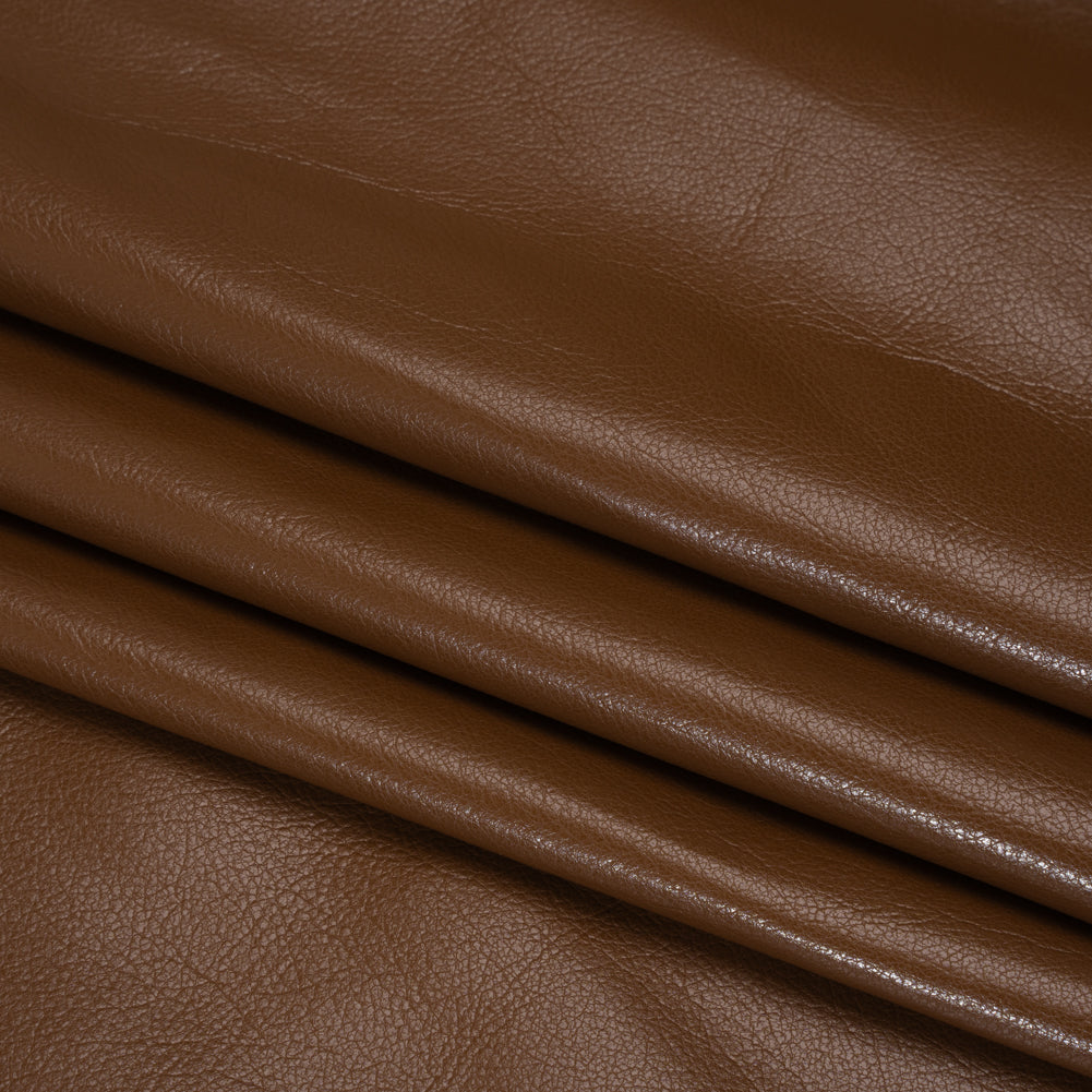 Buttery Faux Leather with Brushed Suede-like Backing - Brown - Veronica Collection Buttery Faux Leather with Brushed Suede-like Backing - Brown - Veronica Collection
