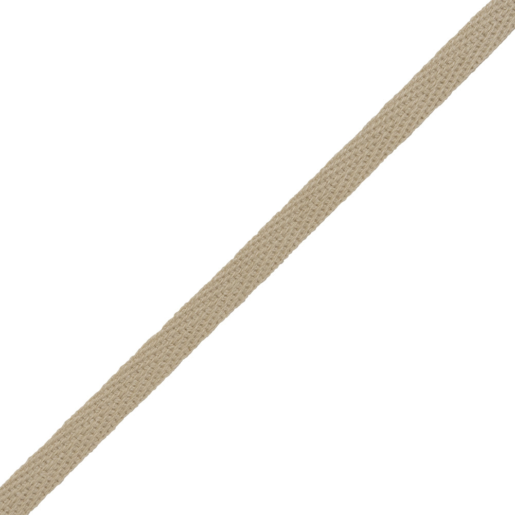 Cotton Twill Tape - 0.25" - Beige Cotton Twill Tape - 0.25" - Beige
