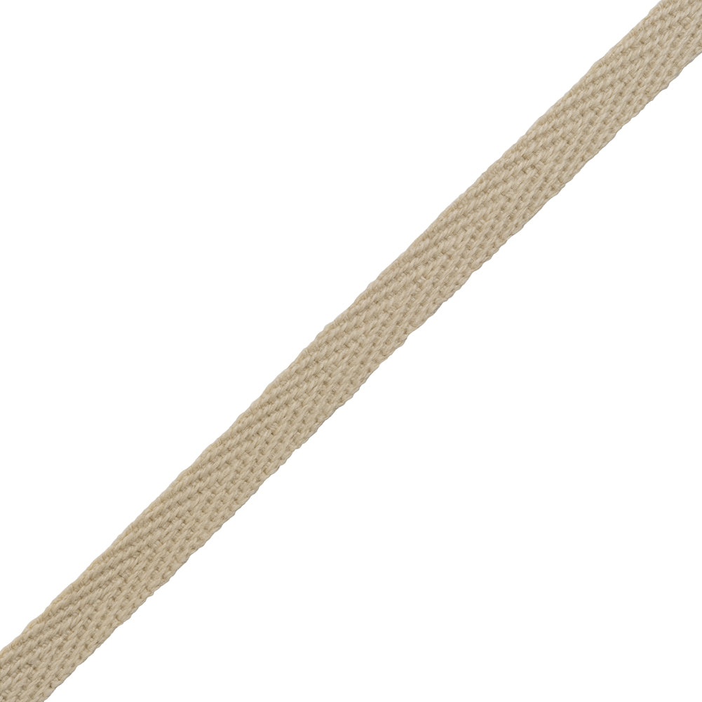 Cotton Twill Tape - 0.25" - Coffee Cotton Twill Tape - 0.25" - Coffee