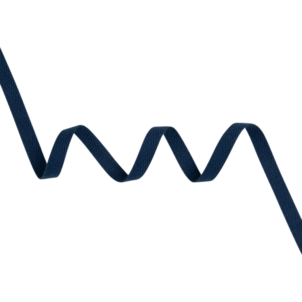 Cotton Twill Tape - 0.375" - Navy Cotton Twill Tape - 0.375" - Navy