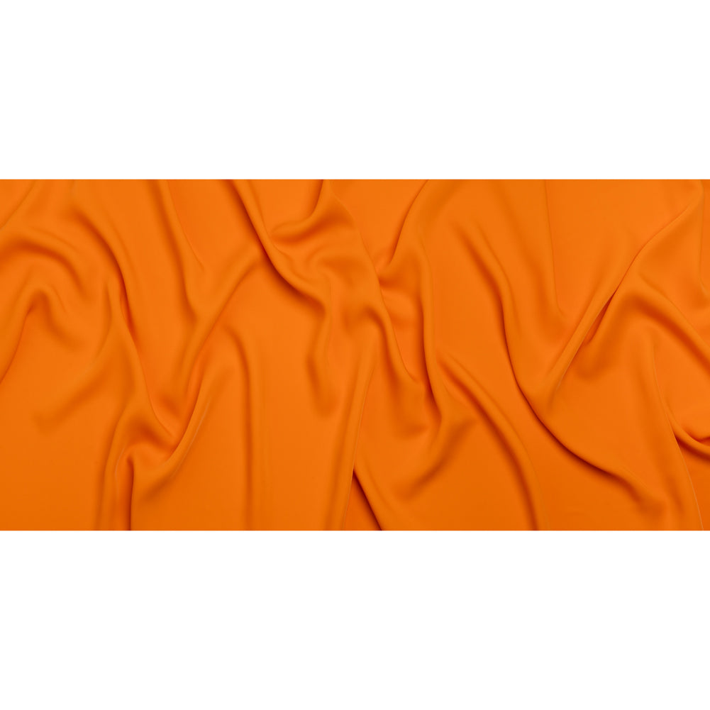Drapey Polyester Woven - Orange - Deadstock Drapey Polyester Woven - Orange - Deadstock