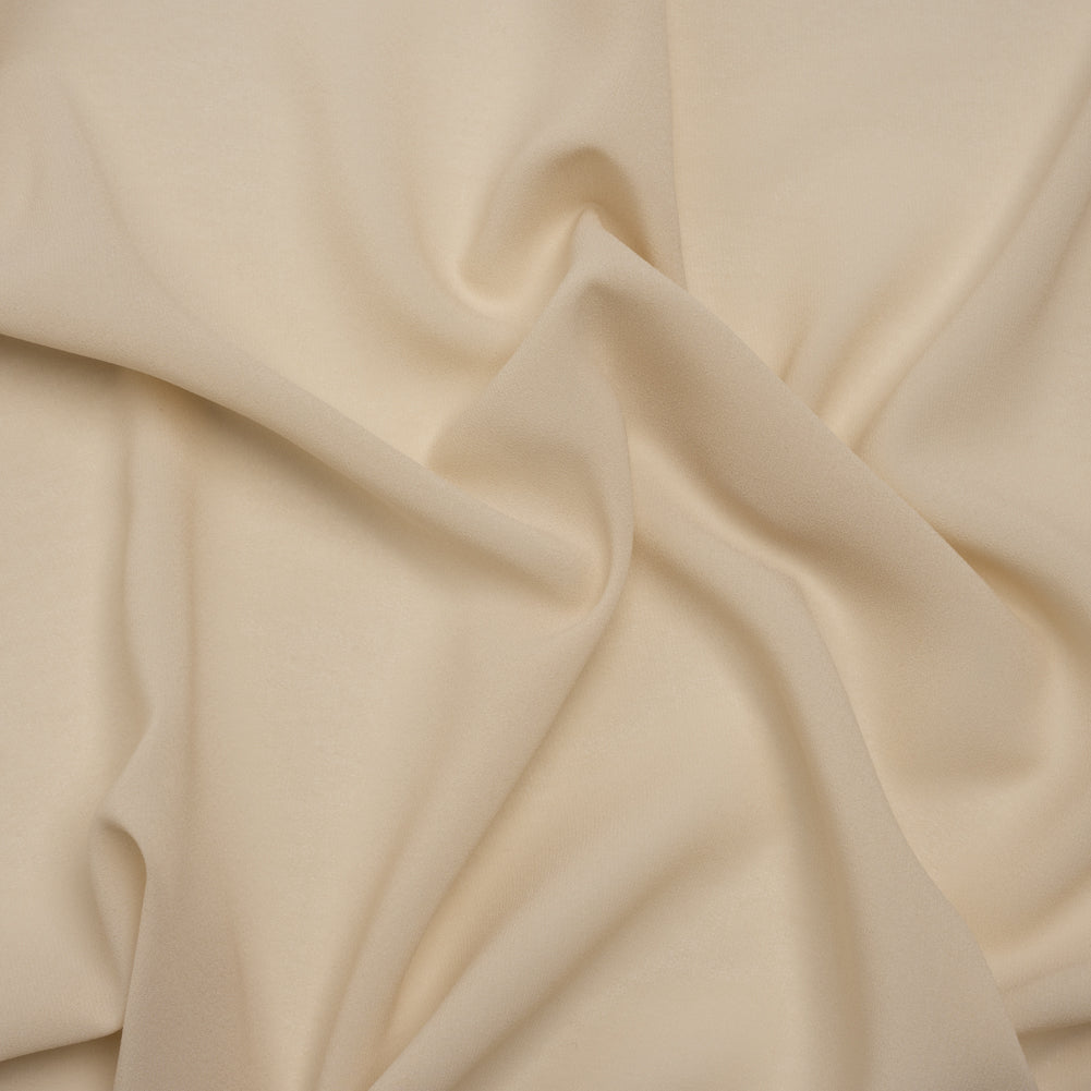 Polyester Double Georgette - Beige - Deadstock Polyester Double Georgette - Beige - Deadstock