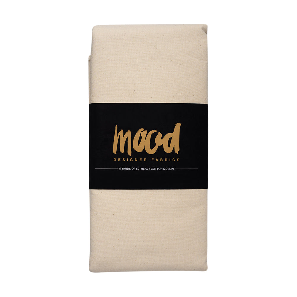 Heavy Cotton Muslin 5-yard Bundle - Pristine Beige 50" Heavy Cotton Muslin 5-yard Bundle - Pristine Beige 50"