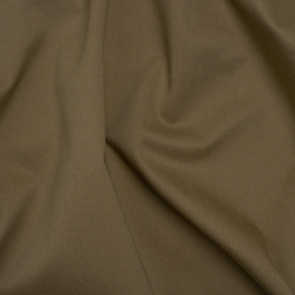 Carbon Brushed Stretch Khaki Twill - Taupe - Averill Collection Carbon Brushed Stretch Khaki Twill - Taupe - Averill Collection