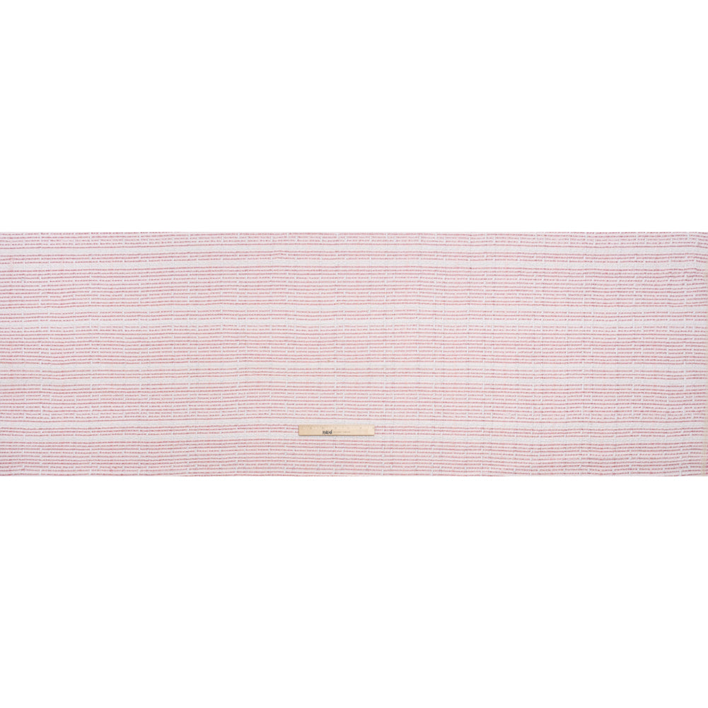 Metallic Tactile Tweed - Iridescent Rainbow, White and Pink Plaid - Deadstock Metallic Tactile Tweed - Iridescent Rainbow, White and Pink Plaid - Deadstock