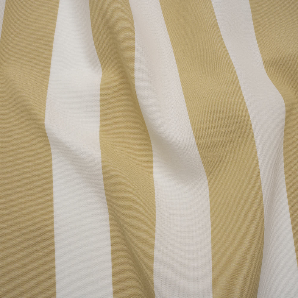 Outdoor Canvas - Beige and White Awning Stripes Outdoor Canvas - Beige and White Awning Stripes