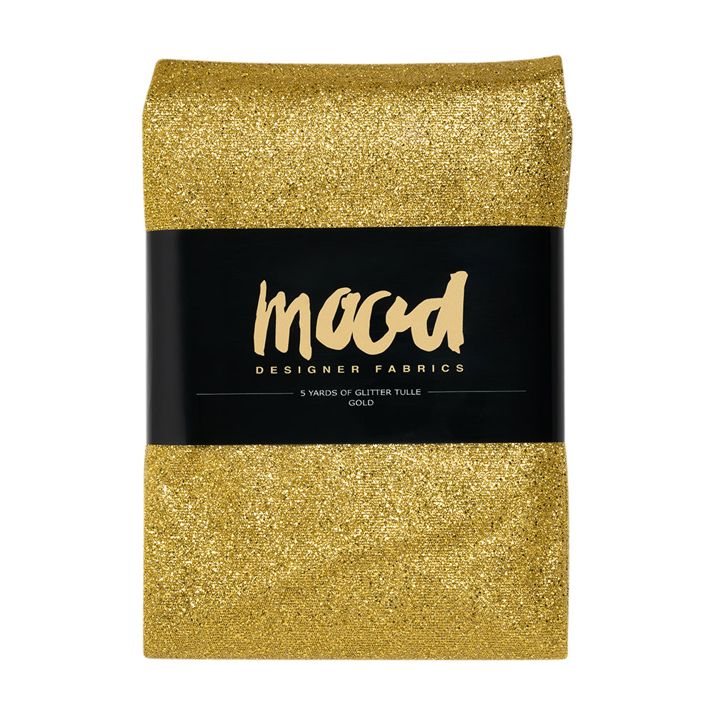 Glitter Tulle 5-yard Bundle - Gold Glitter Tulle 5-yard Bundle - Gold