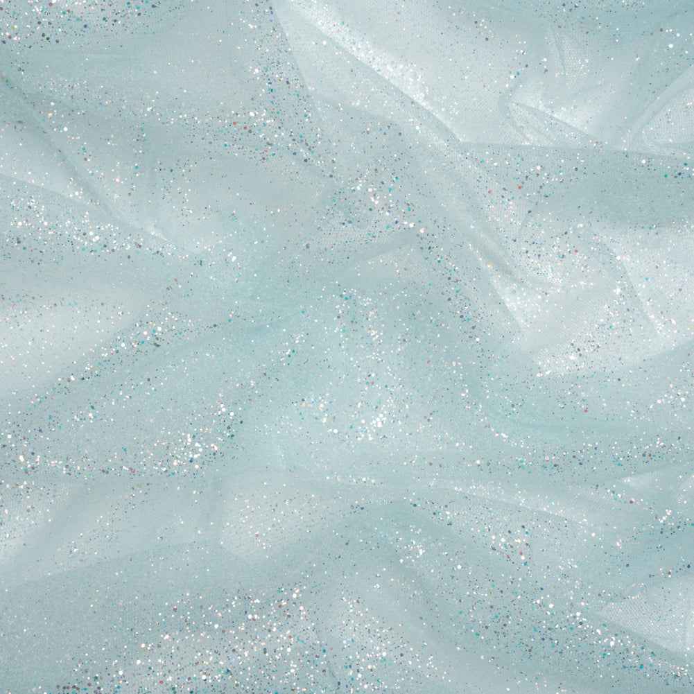 Glitter Tulle 5-yard Bundle - Clearwater Blue Glitter Tulle 5-yard Bundle - Clearwater Blue