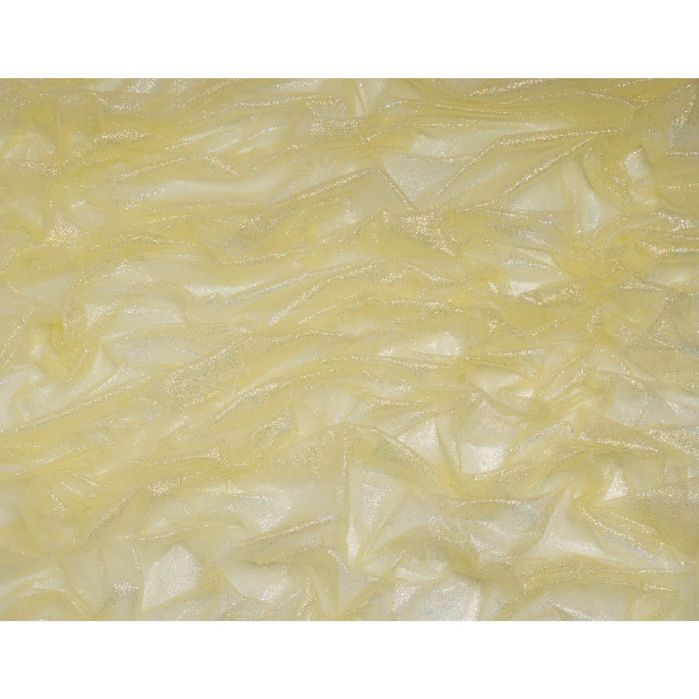 Glitter Tulle 5-yard Bundle - Pale Yellow - Full Glitter Tulle 5-yard Bundle - Pale Yellow - Full