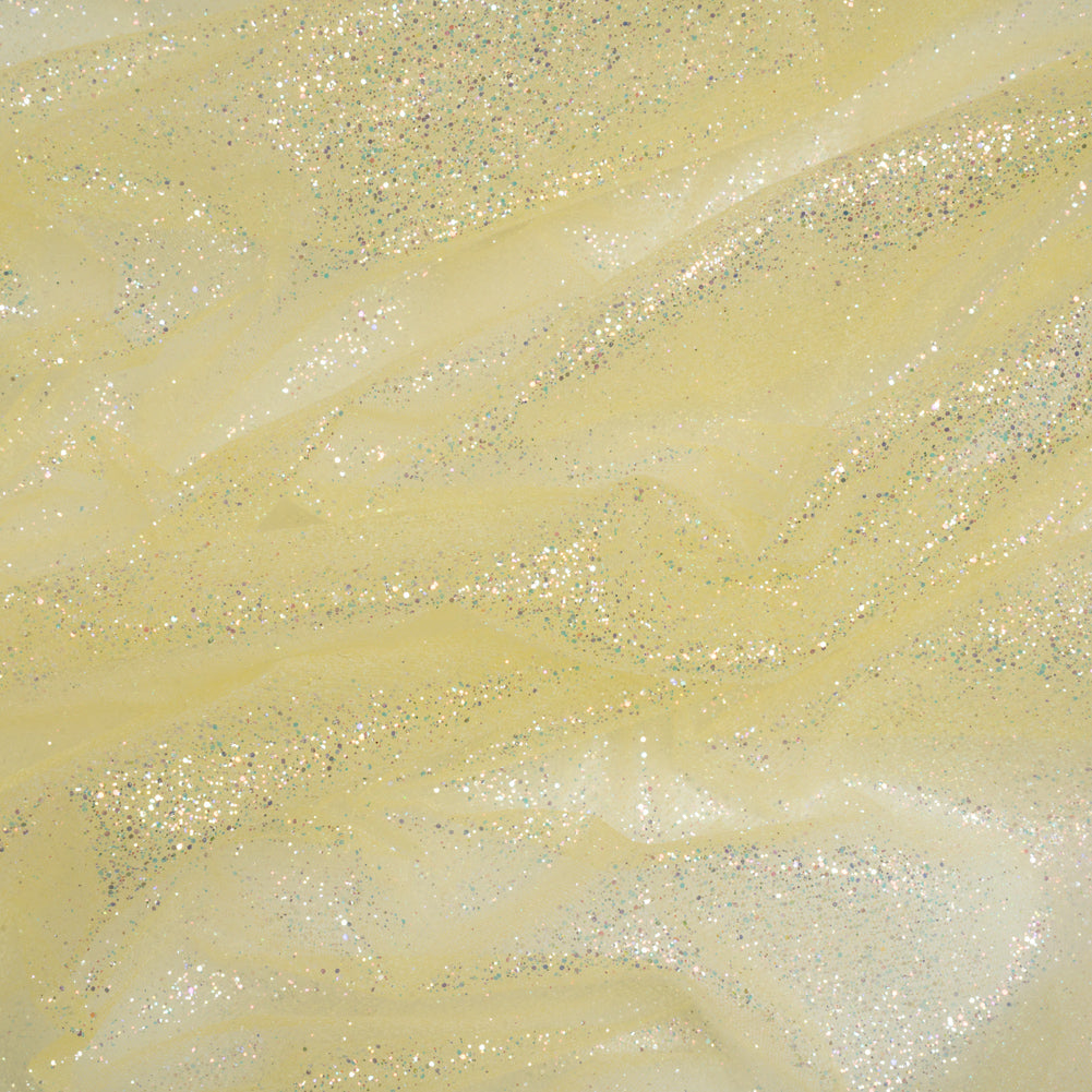 Glitter Tulle 5-yard Bundle - Pale Yellow Glitter Tulle 5-yard Bundle - Pale Yellow