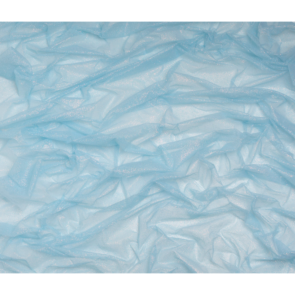 Glitter Tulle 5-yard Bundle - Sky Blue - Full Glitter Tulle 5-yard Bundle - Sky Blue - Full