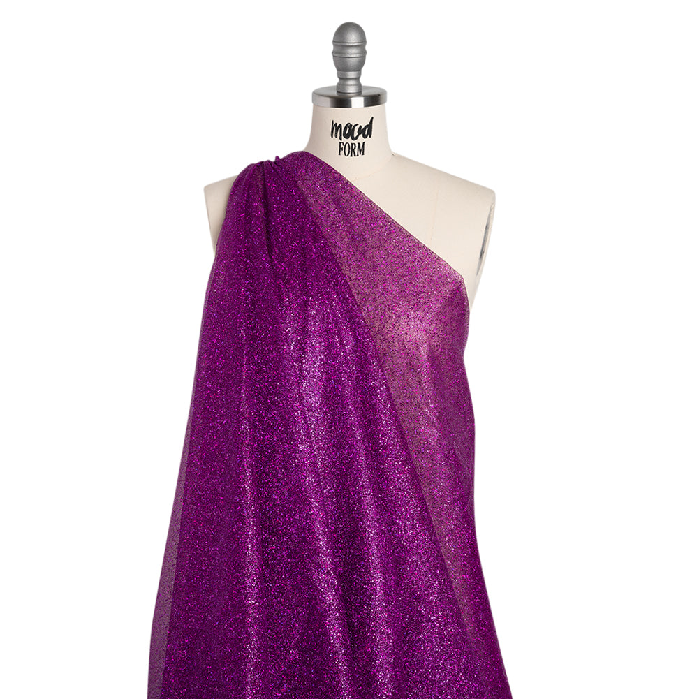 Glitter Tulle 5-yard Bundle - Purple Fuchsia - Drape Glitter Tulle 5-yard Bundle - Purple Fuchsia - Drape