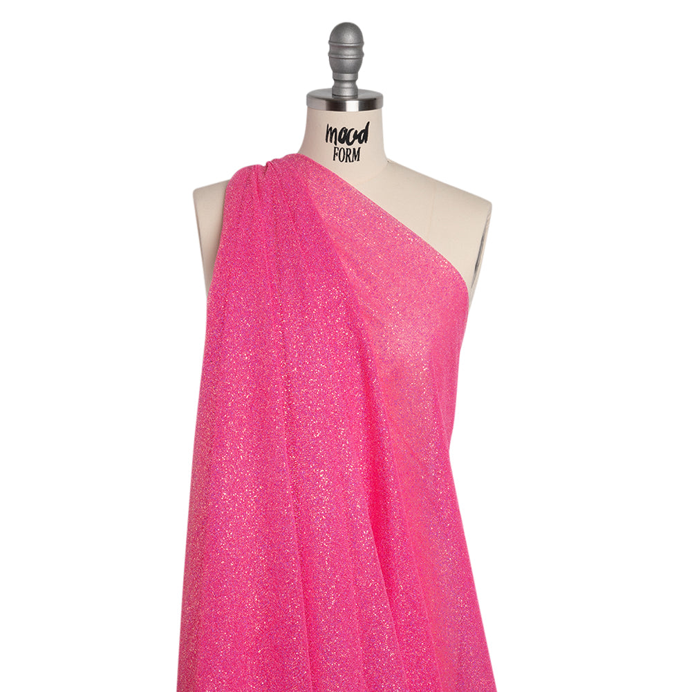 Glitter Tulle 5-yard Bundle - Hot Pink - Drape Glitter Tulle 5-yard Bundle - Hot Pink - Drape