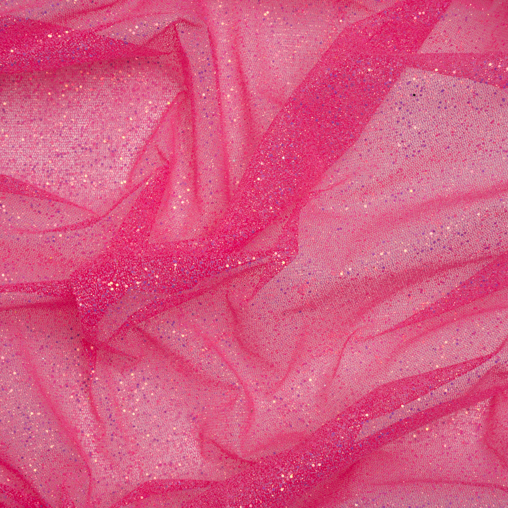 Glitter Tulle 5-yard Bundle - Hot Pink Glitter Tulle 5-yard Bundle - Hot Pink