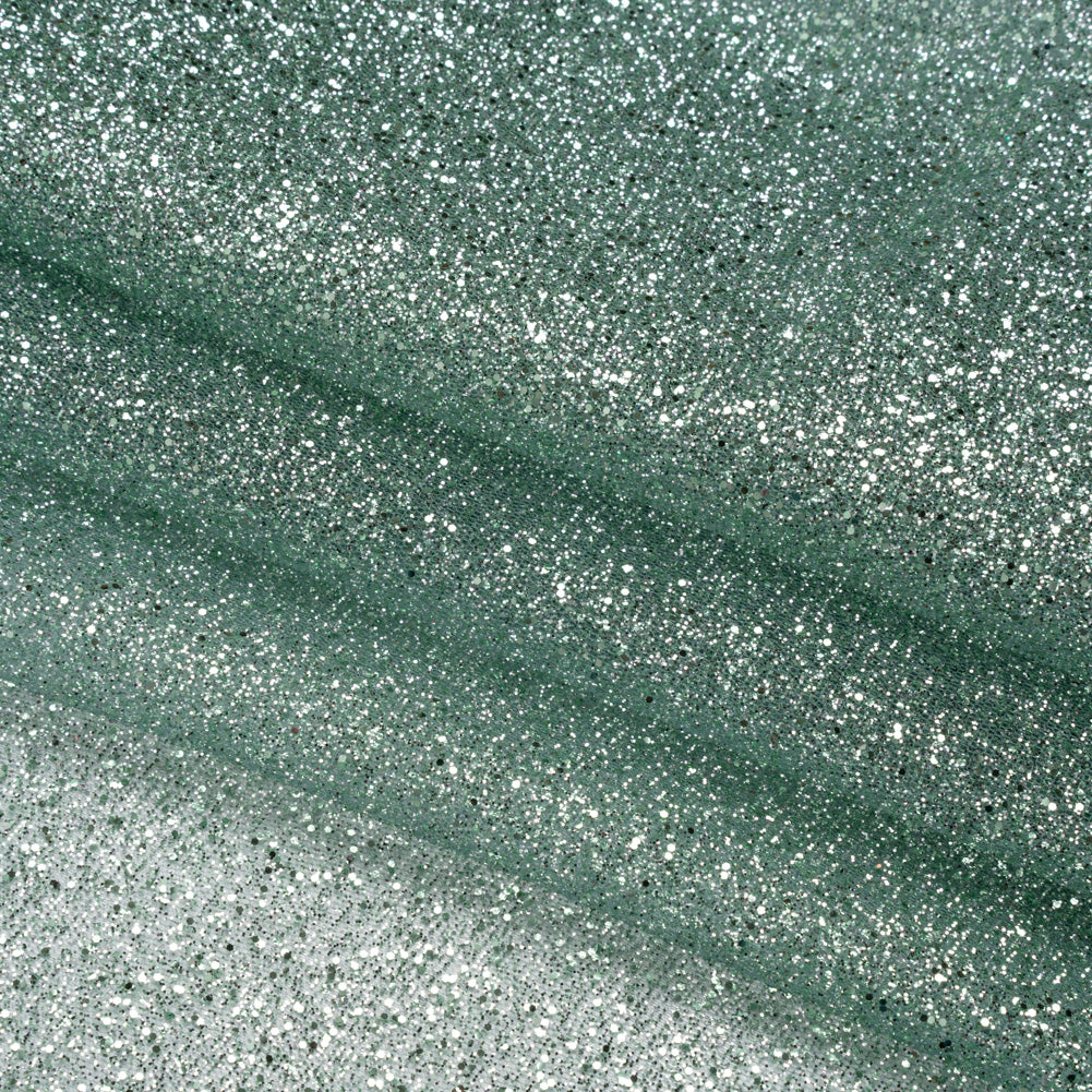 Glitter Tulle 5-yard Bundle - Sage - Folded Glitter Tulle 5-yard Bundle - Sage - Folded