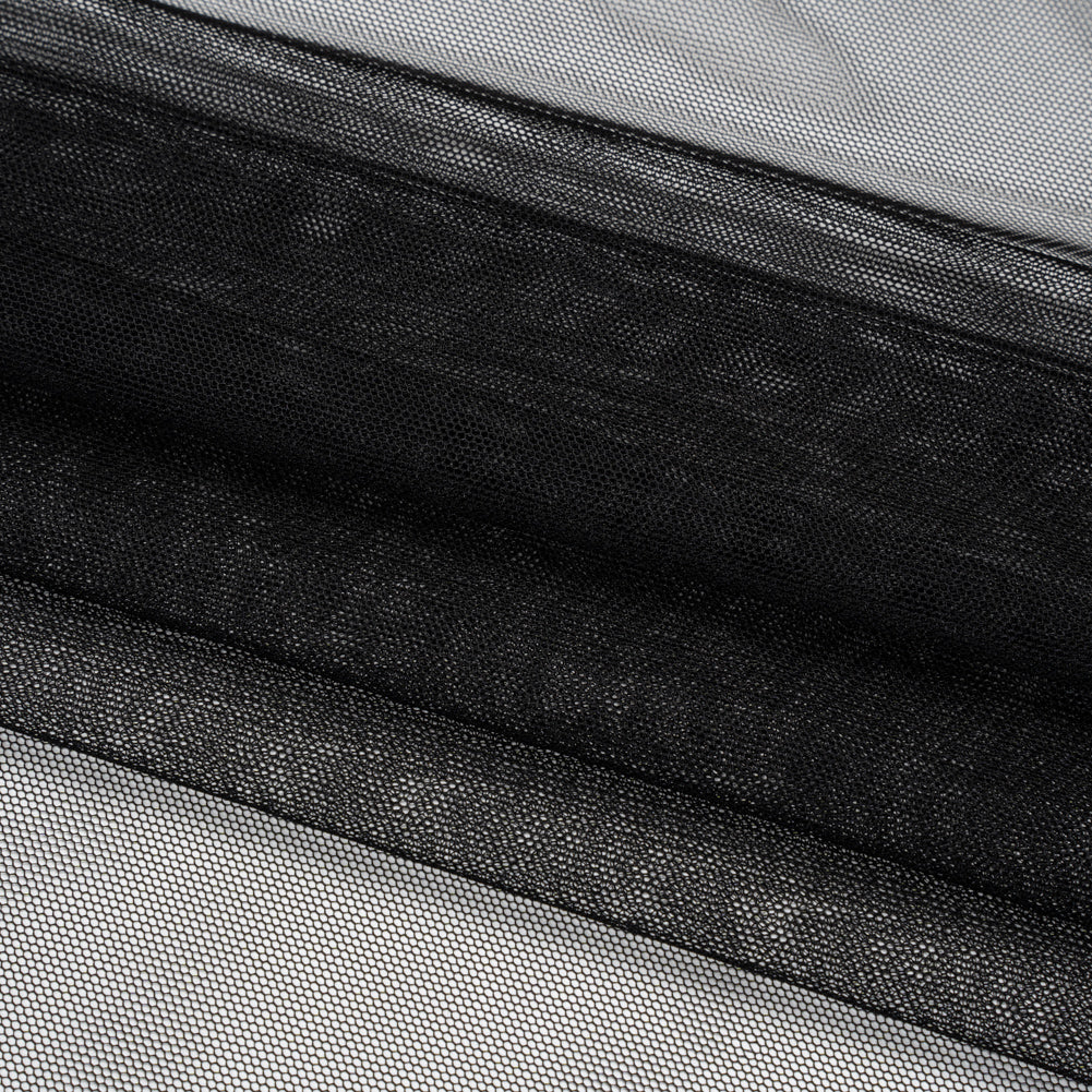 Polyester Tulle - Black - Designer Deadstock Polyester Tulle - Black - Designer Deadstock