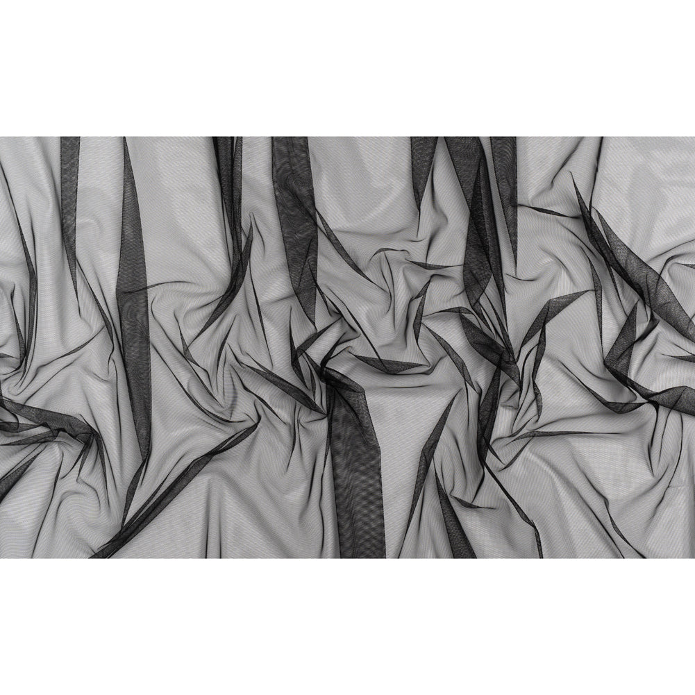 Polyester Tulle - Black - Designer Deadstock Polyester Tulle - Black - Designer Deadstock