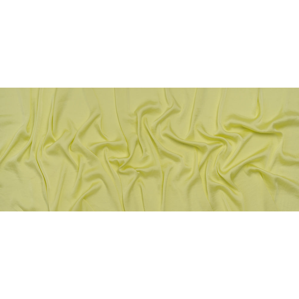 Polyester Charmeuse - Lemon Yellow - Designer Deadstock - Full Polyester Charmeuse - Lemon Yellow - Designer Deadstock - Full