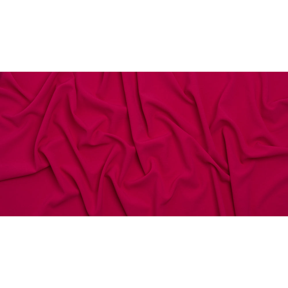 Stretch Polyester Crepe - Deep Pink - Designer Deadstock - Full - Image 5 of 5 Stretch Polyester Crepe - Deep Pink - Designer Deadstock - Full - Image 5 of 5