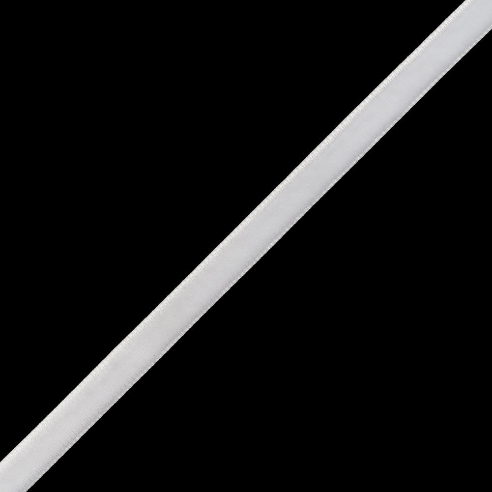 Velvet Ribbon Single Faced - 0.25" - Off White Velvet Ribbon Single Faced - 0.25" - Off White