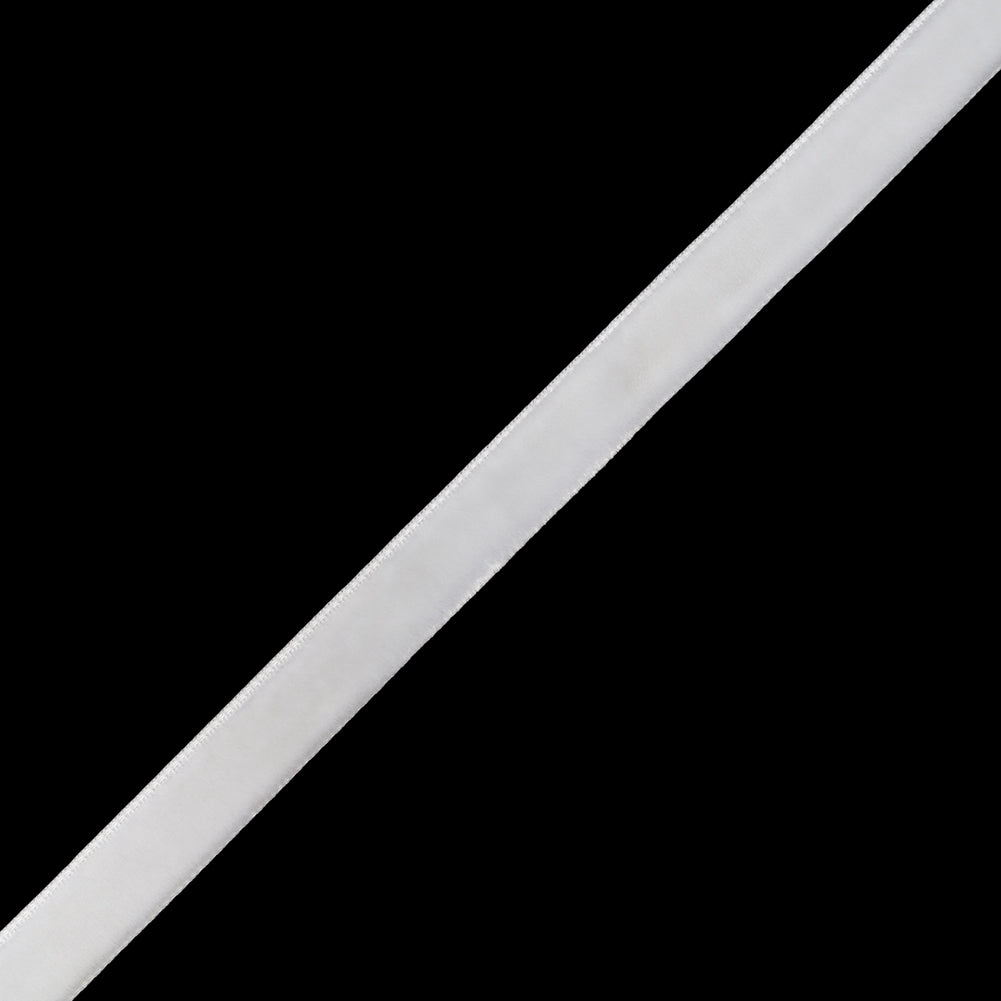 Velvet Ribbon Single Faced - 0.375" - Off White Velvet Ribbon Single Faced - 0.375" - Off White
