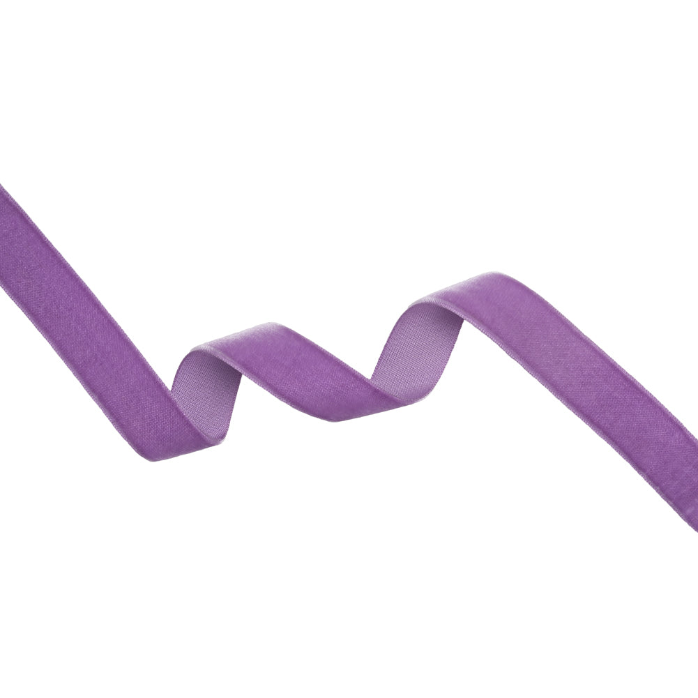 Rayon Velvet Ribbon Single Faced - 0.875" - Lilac Rayon Velvet Ribbon Single Faced - 0.875" - Lilac