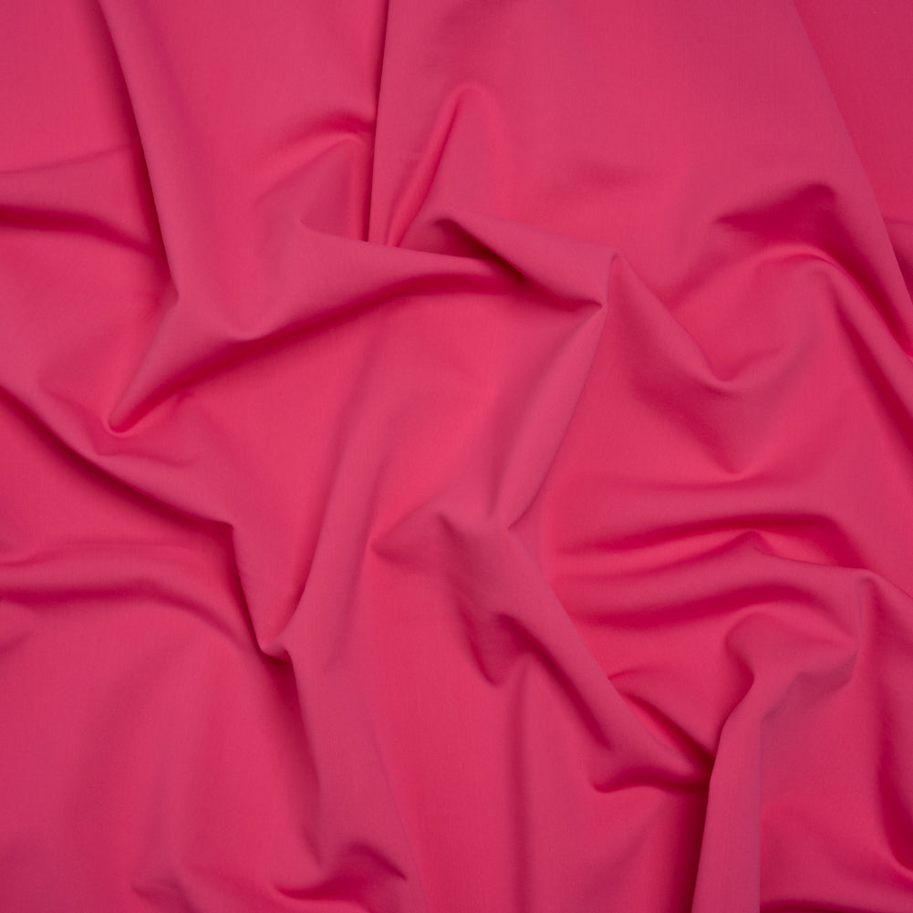 Stretch Nylon Swimwear Tricot - Hot Pink - Designer Deadstock Stretch Nylon Swimwear Tricot - Hot Pink - Designer Deadstock