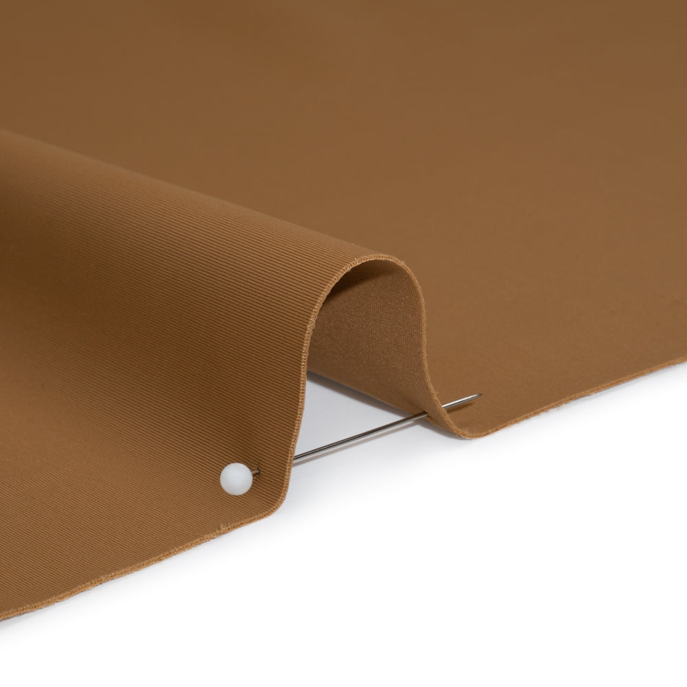 Stretch Nylon Swimwear Tricot - Cappucino Brown - Designer Deadstock