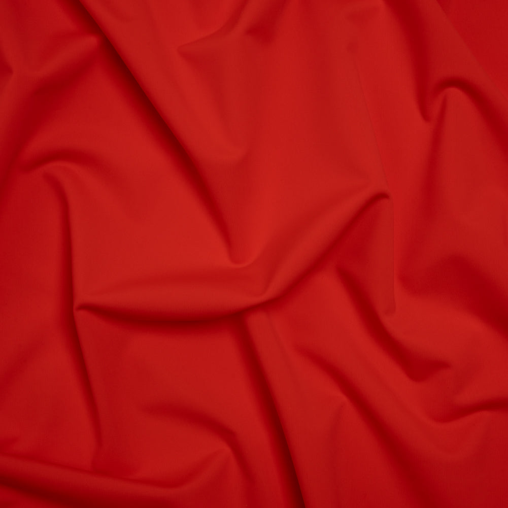 Stretch Nylon Swimwear Tricot - Red - Designer Deadstock Stretch Nylon Swimwear Tricot - Red - Designer Deadstock