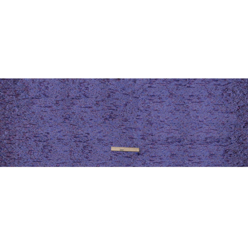 Metallic Brocade - Periwinkle, Royal Blue and Purple Mottled Abstract Metallic Brocade - Periwinkle, Royal Blue and Purple Mottled Abstract