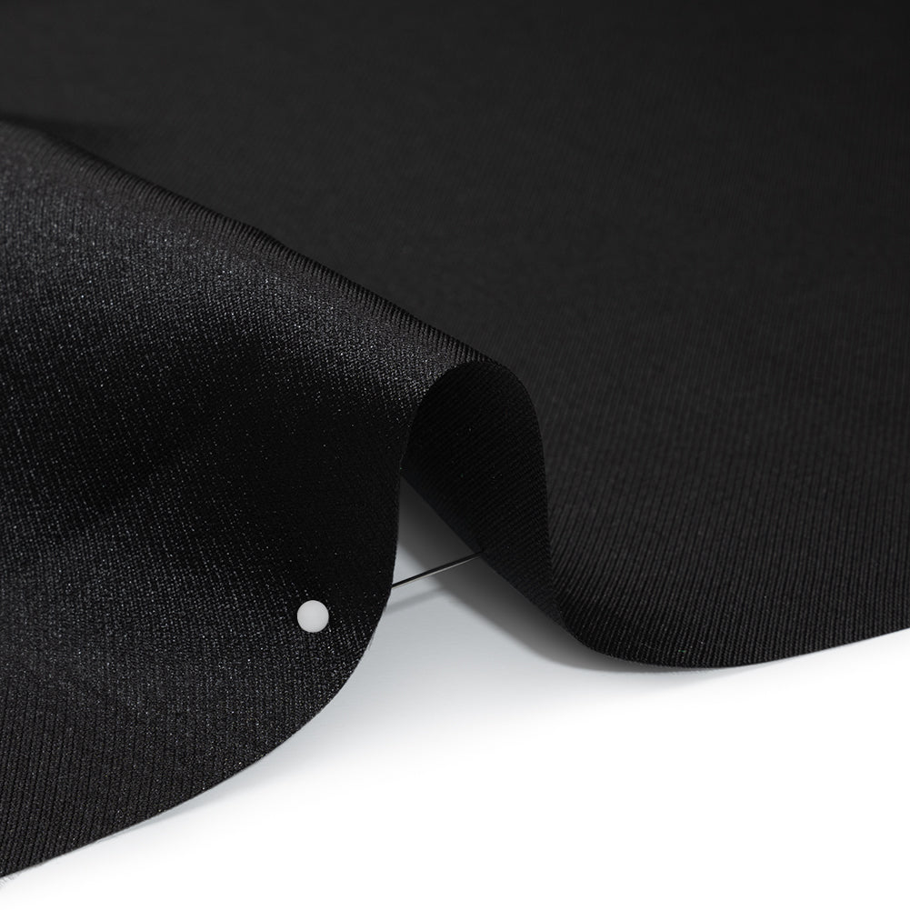 Polyester Mikado - Black - Frances Collection Polyester Mikado - Black - Frances Collection