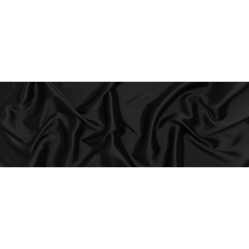 Polyester Mikado - Black - Frances Collection Polyester Mikado - Black - Frances Collection