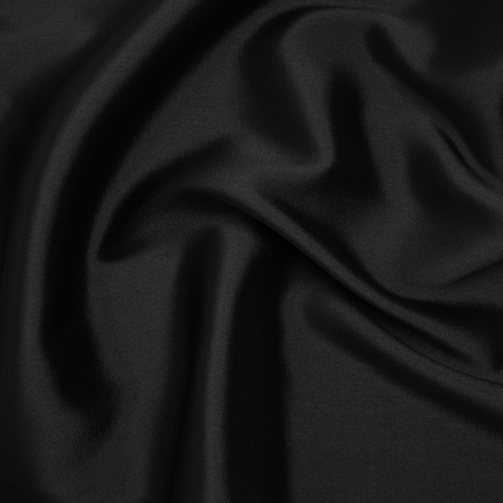Polyester Mikado - Black - Frances Collection Polyester Mikado - Black - Frances Collection