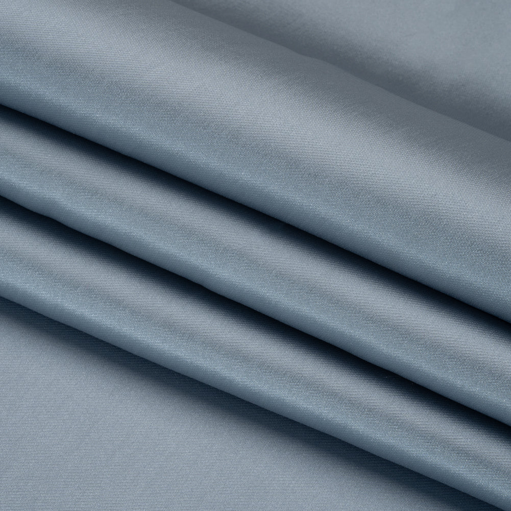 Polyester Mikado - Blue Gray - Frances Collection Polyester Mikado - Blue Gray - Frances Collection