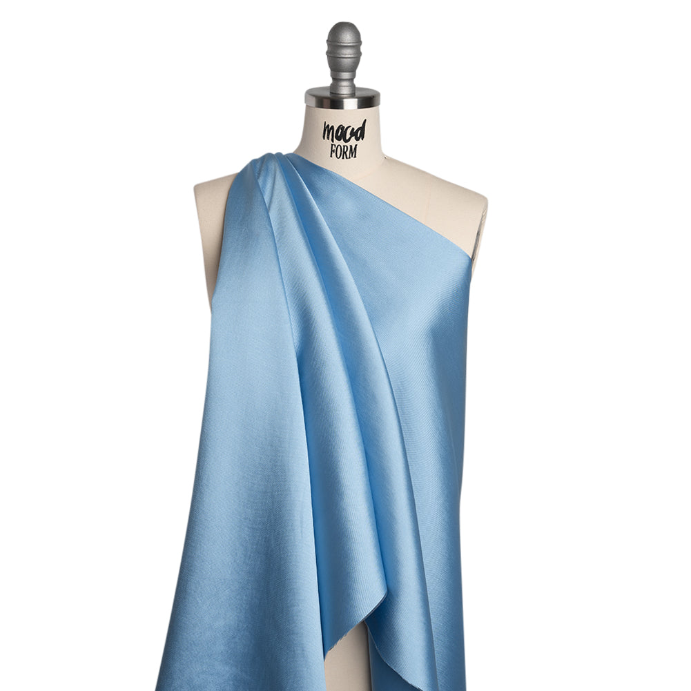 Polyester Mikado - Sky Blue - Frances Collection - Drape Polyester Mikado - Sky Blue - Frances Collection - Drape