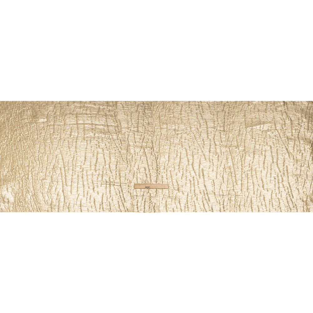 Metallic Brocade - Gold Subtle Wrinkles - Kylie Collection Metallic Brocade - Gold Subtle Wrinkles - Kylie Collection