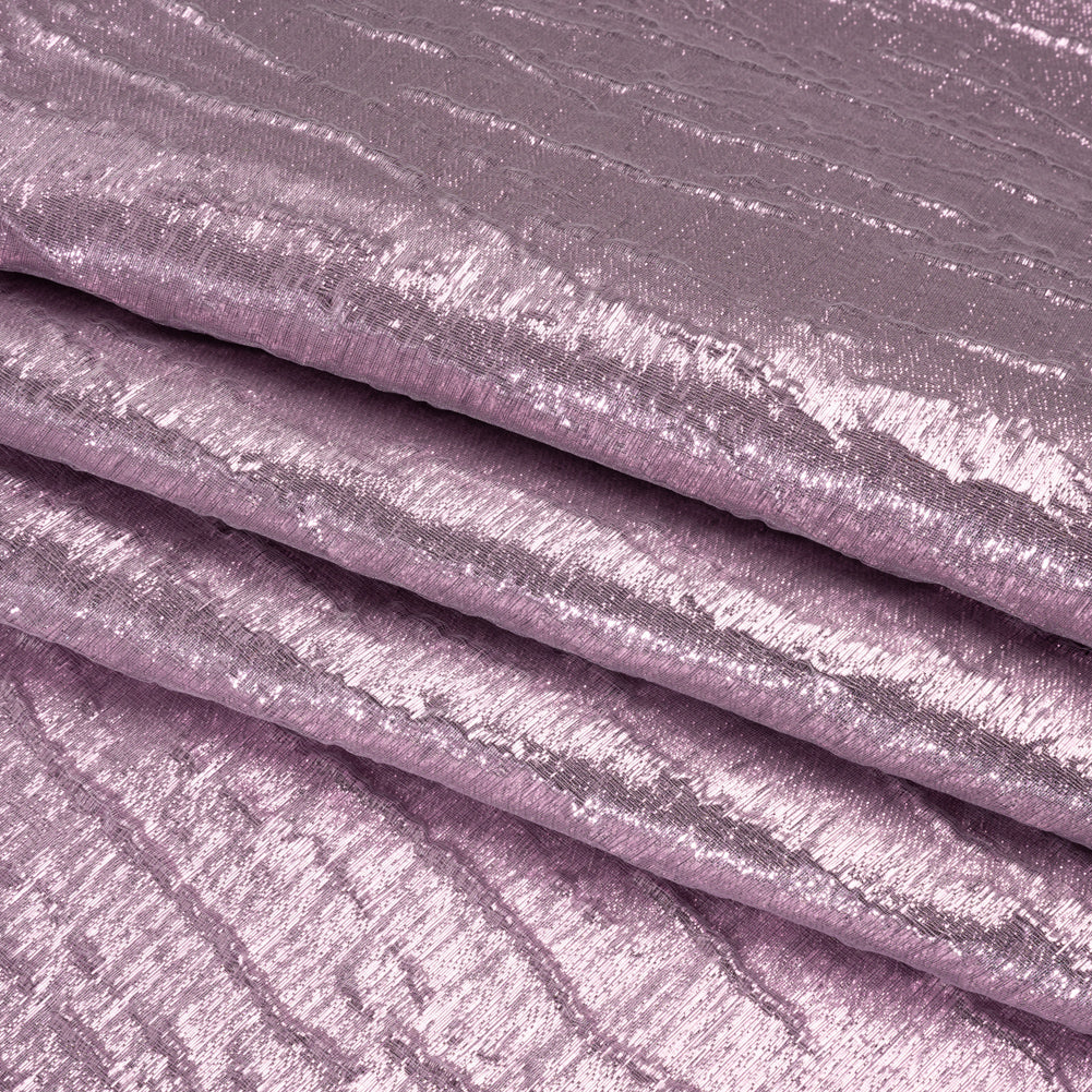 Metallic Brocade - Orchid Purple Subtle Wrinkles - Kylie Collection Metallic Brocade - Orchid Purple Subtle Wrinkles - Kylie Collection