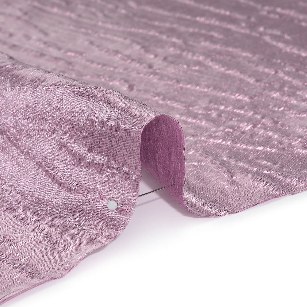 Metallic Brocade - Orchid Purple Subtle Wrinkles - Kylie Collection Metallic Brocade - Orchid Purple Subtle Wrinkles - Kylie Collection