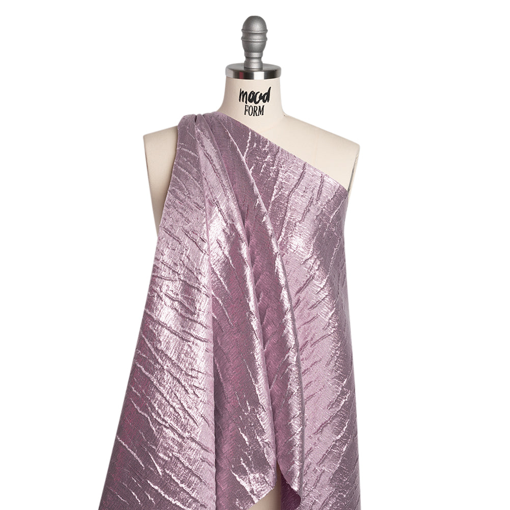 Metallic Brocade - Orchid Purple Subtle Wrinkles - Kylie Collection Metallic Brocade - Orchid Purple Subtle Wrinkles - Kylie Collection