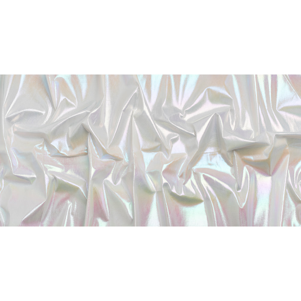 Crinkled Metallic Faux Leather - Pale Yellow and Blue Ombre - Adriana Collection - Full - Image 5 of 6 Crinkled Metallic Faux Leather - Pale Yellow and Blue Ombre - Adriana Collection - Full - Image 5 of 6