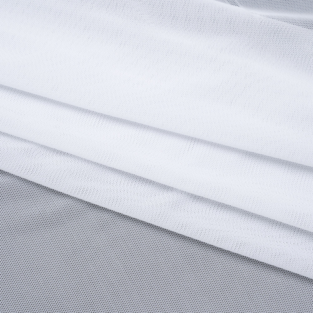 Nylon Stretch Mesh - White - Bernetta Collection Detail Nylon Stretch Mesh - White - Bernetta Collection Detail