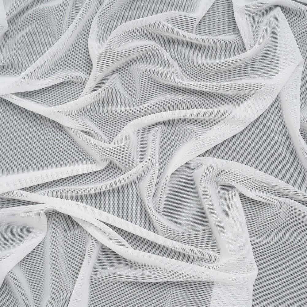 Nylon Stretch Mesh - Off-White - Bernetta Collection - Drape Nylon Stretch Mesh - Off-White - Bernetta Collection - Drape