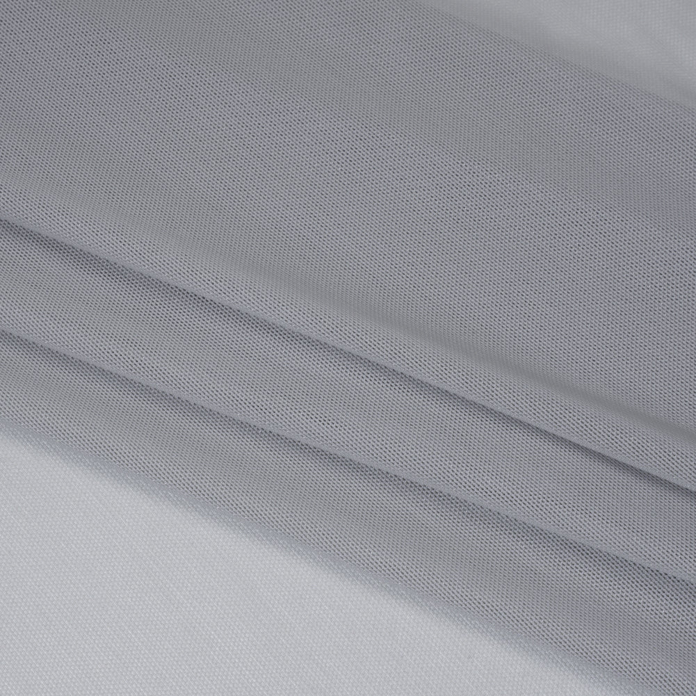 Nylon Stretch Mesh - Silver - Bernetta Collection Nylon Stretch Mesh - Silver - Bernetta Collection