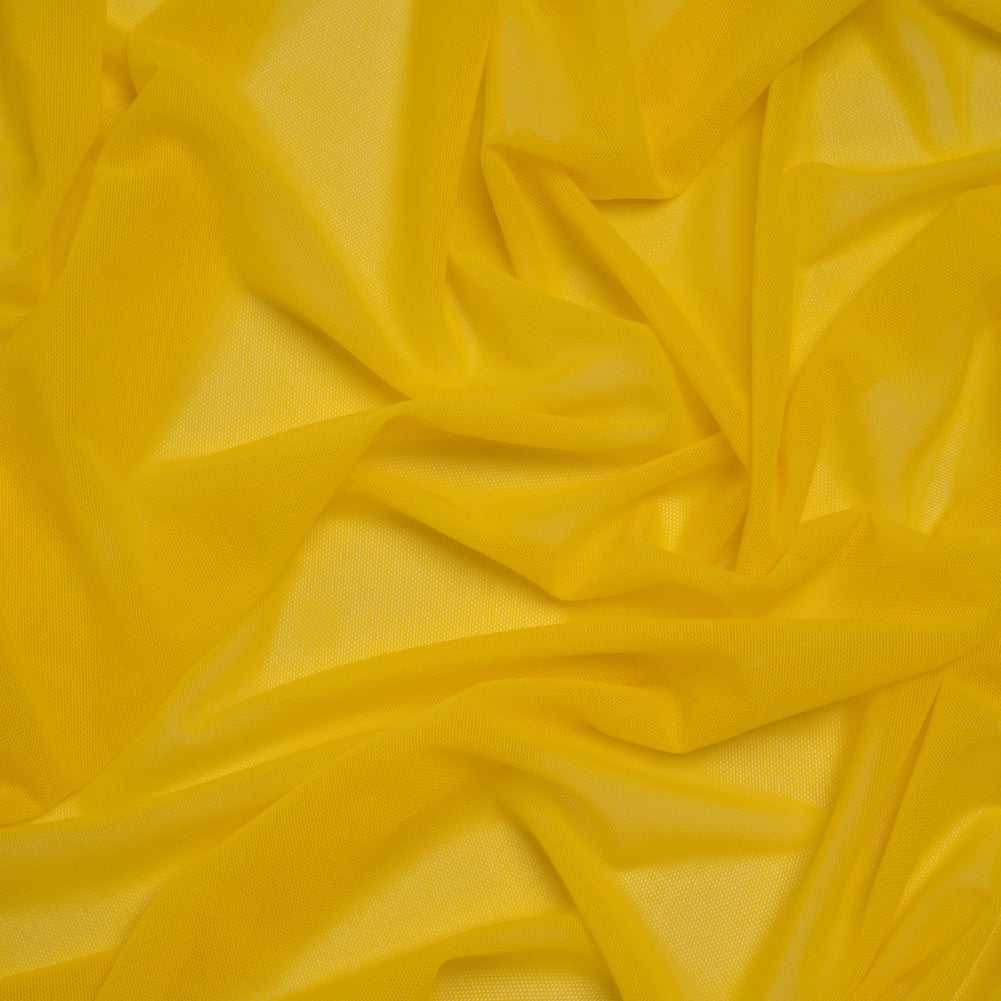 Nylon Stretch Mesh - Yellow - Bernetta Collection Drape Nylon Stretch Mesh - Yellow - Bernetta Collection Drape