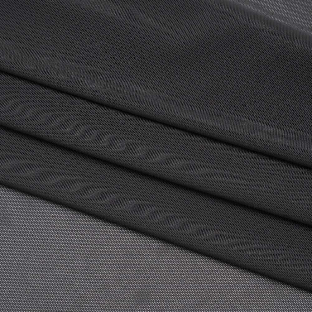 Nylon Stretch Mesh - Charcoal - Bernetta Collection Detail Nylon Stretch Mesh - Charcoal - Bernetta Collection Detail