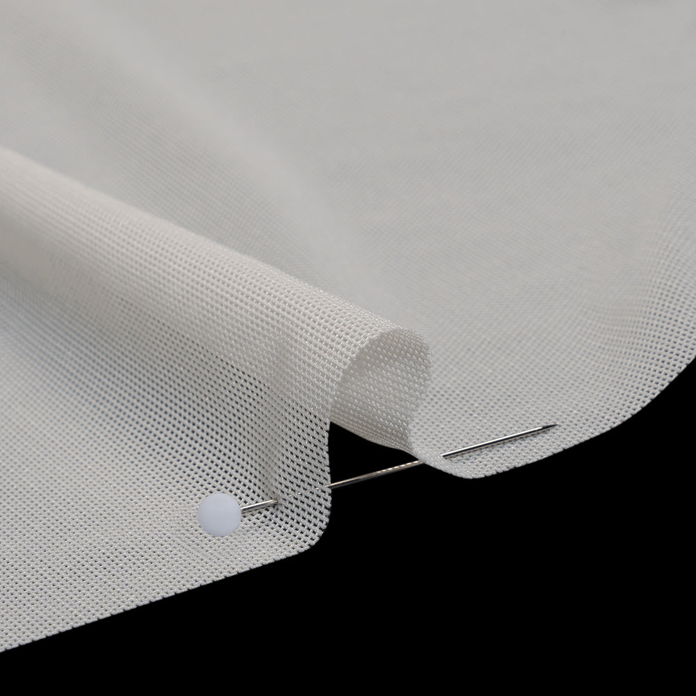 Nylon Stretch Mesh - Ivory - Bernetta Collection - Full - Image 4 of 6 Nylon Stretch Mesh - Ivory - Bernetta Collection - Full - Image 4 of 6